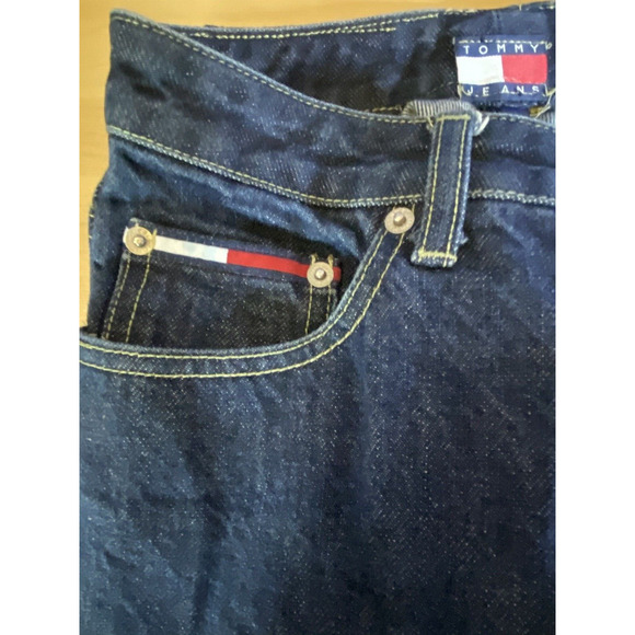 Tommy Hilfiger Womens 5 Y2K Bootcut Blue Mid Rise Denim Jeans - Picture 10 of 11